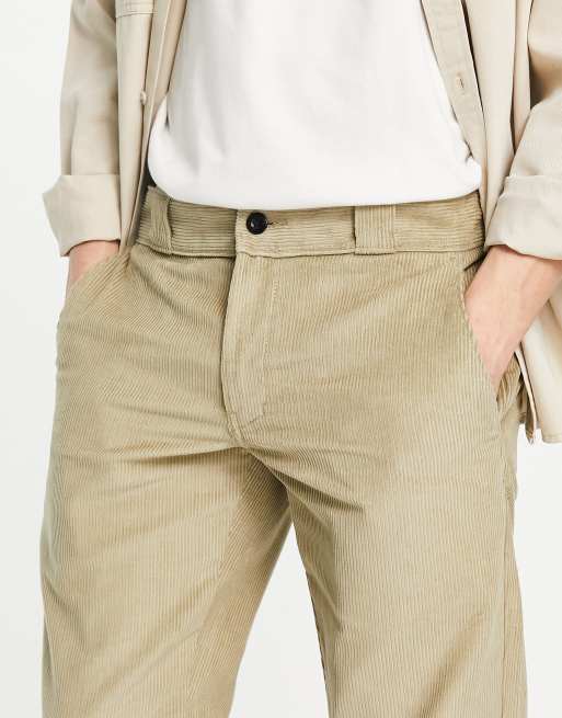 Dickies Higginson cord pants in beige, 2 of 4