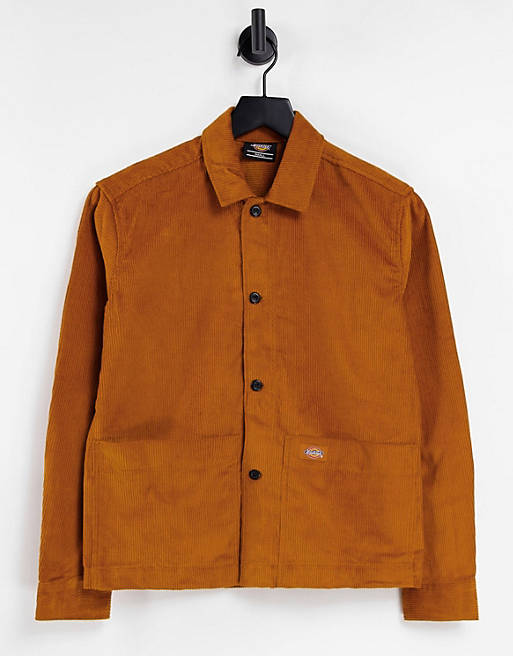  Shirts & Blouses/Dickies Higginson long sleeve shirt in rust 