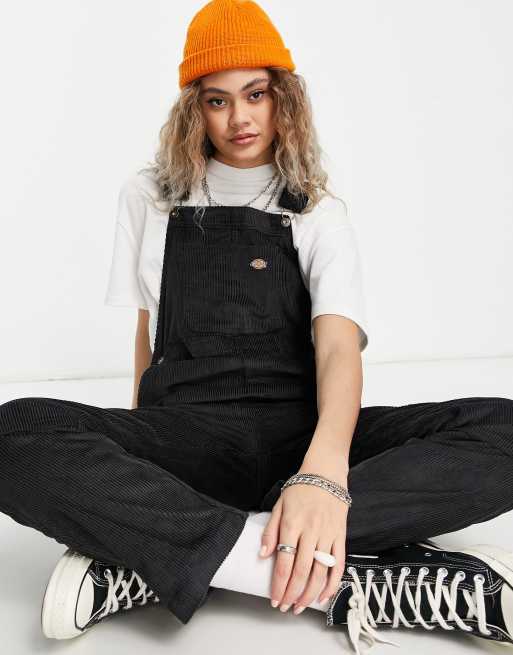 Black dickies overalls store womens