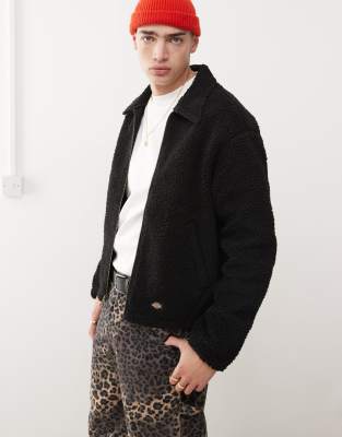 Dickies Dickies high pile eisenhower jacket in black