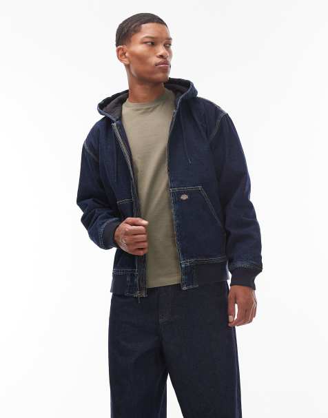 Dickies - Hilham - Denim jack met capuchon in donker indigo - view 1