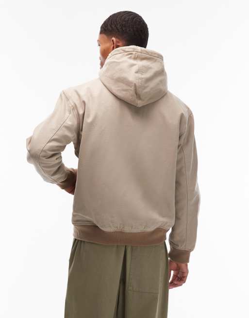 Dickies - Hilham - Giacca in tela color cuoio chiaro con cappuccio, 3 di 5