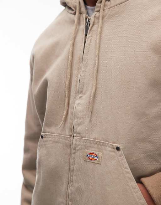 Dickies - Hilham - Giacca in tela color cuoio chiaro con cappuccio, 5 di 5