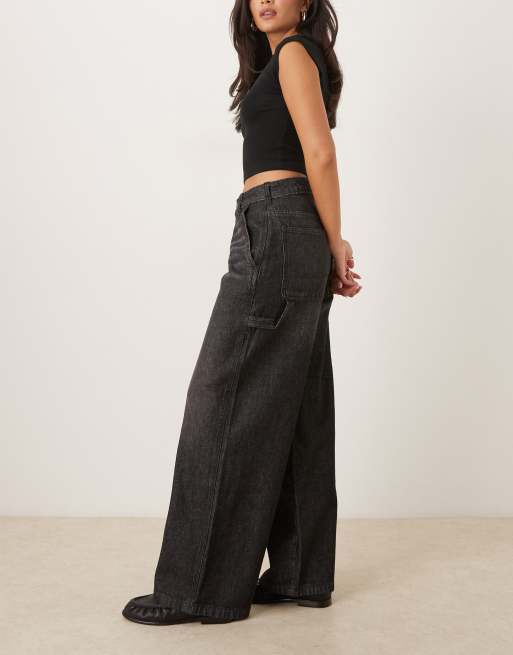 Dickies - Hilham - Vervaagde denim jeans met wijde pasvorm in zwart met wassing, 2 van 5