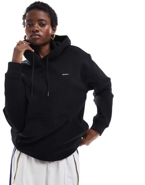 Dickies hoodie with tonal logo in black - view 1