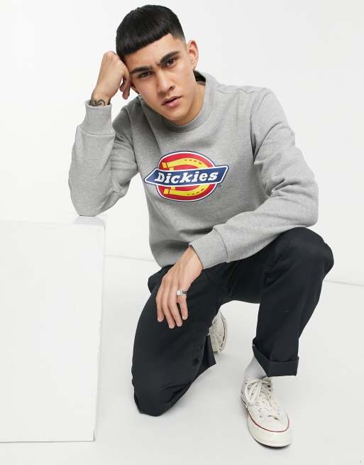 Dickies - Horseshoe - Felpa con logo, colore grigio