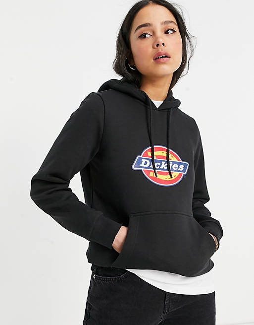 Women Dickies Horseshoe Icon Logo hoodie in black 