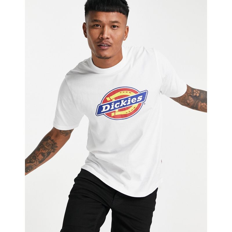 AXCZl T-shirt e Canotte Dickies - Horseshoe - T-shirt bianca con logo
