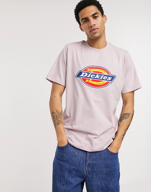 Dickies Horseshoe t-shirt with logo in pink