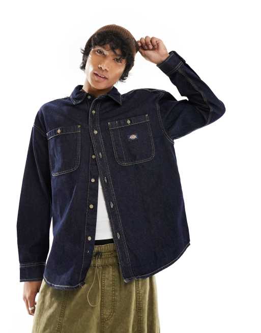 Dickies - Houston - Denimskjorte i blå vask