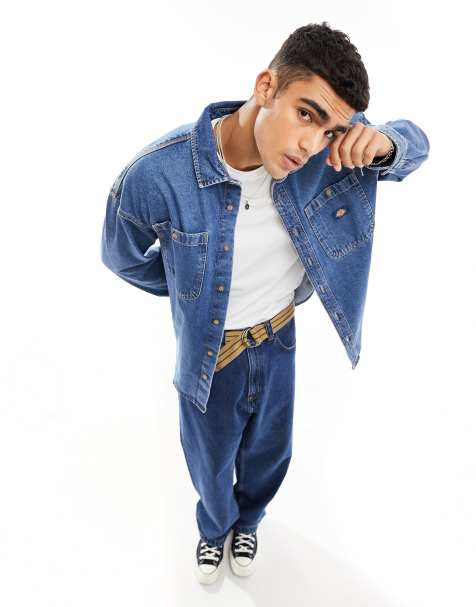 Dickies – Houston – Jeanshemd in klassischem Blau - view 1