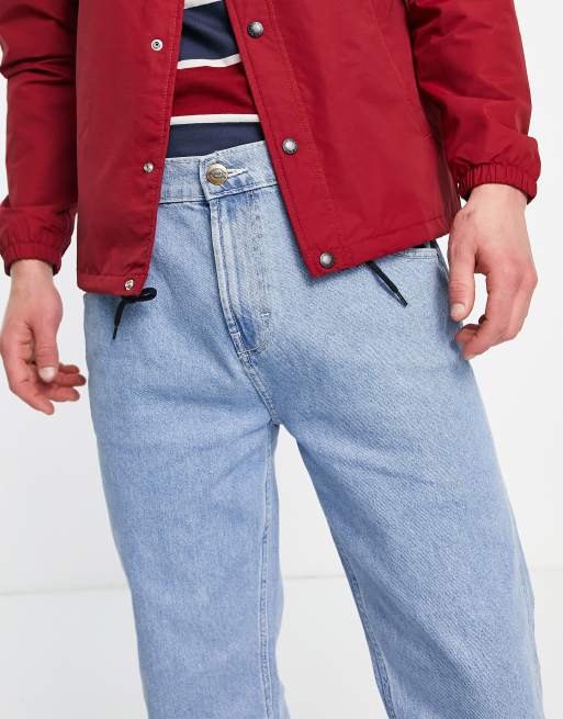 Dickies – Houston – Ljusblå jeans i regular fit, 3 av 4