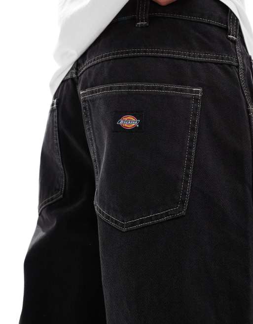 Dickies houston regular fit denim jeans in washed black ASOS