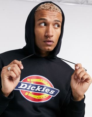 Dickies Icon Logo hoodie in black   - ASOS Price Checker