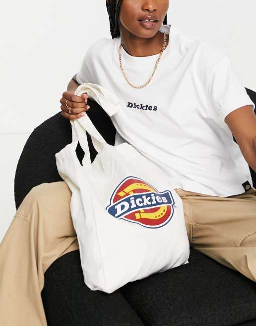 Dickies Icon Logo tote bag in ecru, 4 of 4