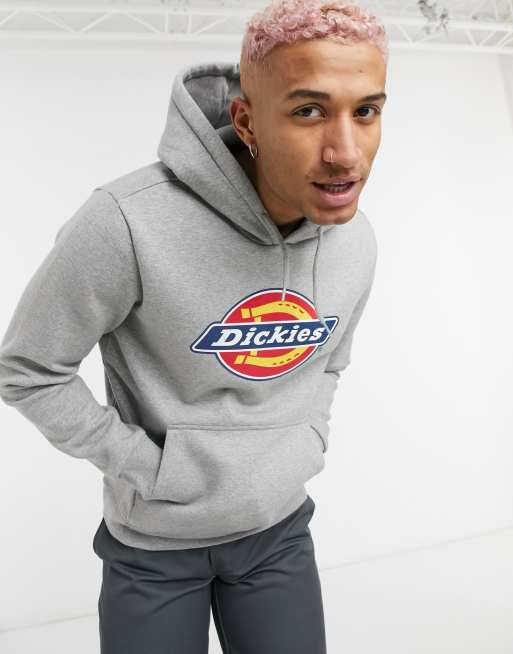 Dickies - Icon - Sweat à capuche avec logo - Gris 