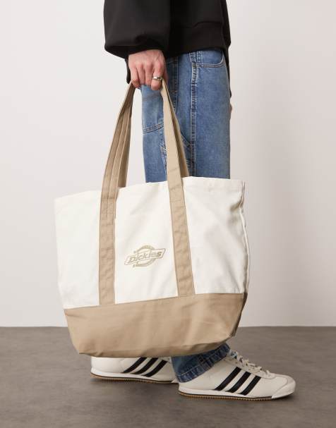 Dickies - Icon - Tote tas van canvas met logo in gebroken wit - view 1