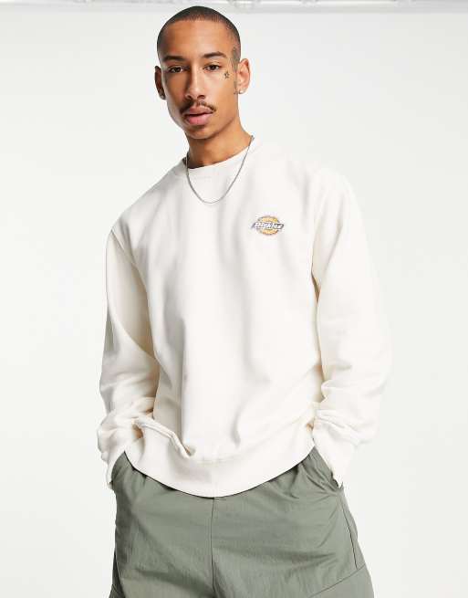 Dickies Icon washed sweatshirt in off white ASOS