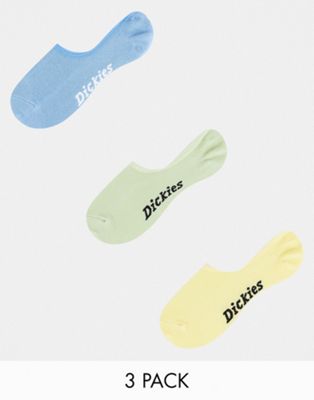 Dickies invisible 3-pack socks in multi
