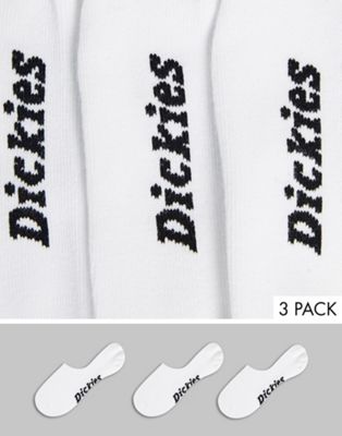 Dickies Invisible 3-pack socks in white