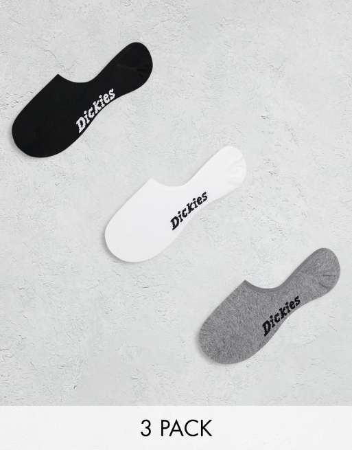 Dickies invisible low socks 3 pack in multi