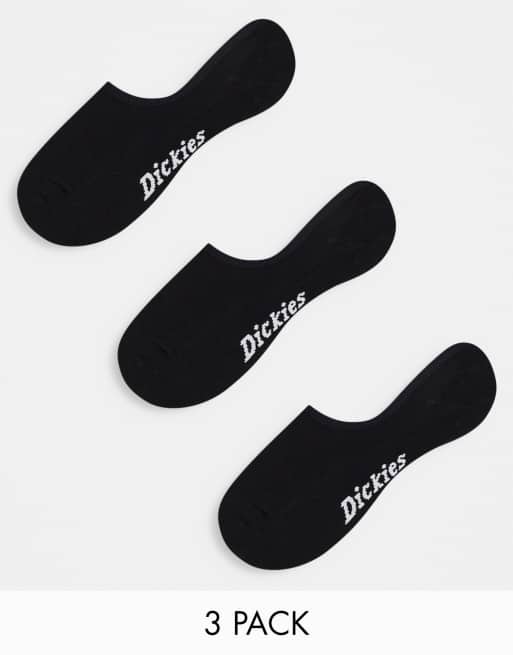 Dickies invisible multipack socks in black 