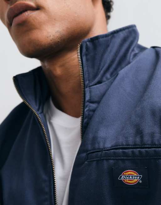 Dickies Jacke mit durchgehendem Reißverschluss in Marineblau, 5 von 5