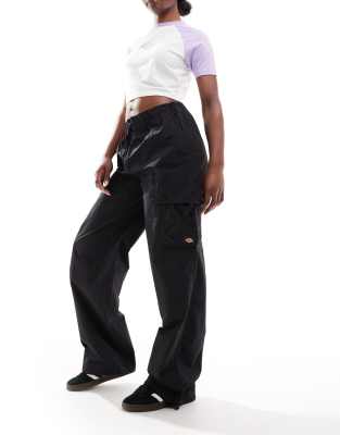 Dickies Jackson nylon cargo pants in black