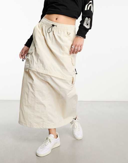 Dickies - Jackson - Surplus Utility Pack - Afritsbare cargorok van nylon in stone, exclusief bij ASOS