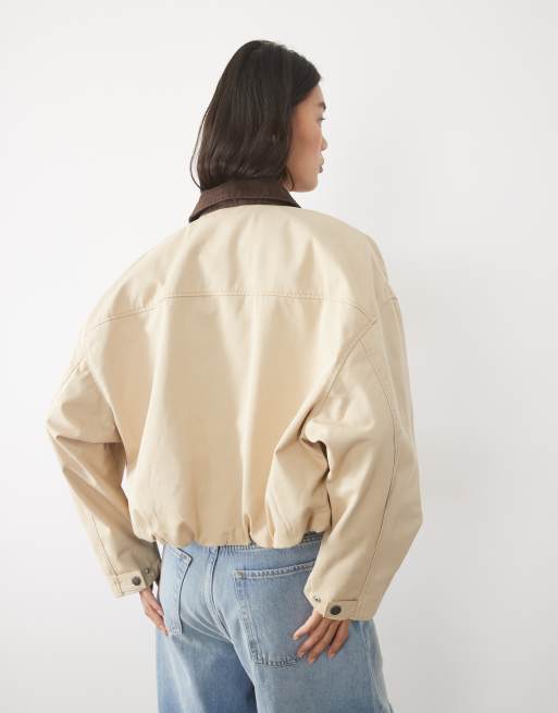 Dickies jakke i tan, 3 af 5
