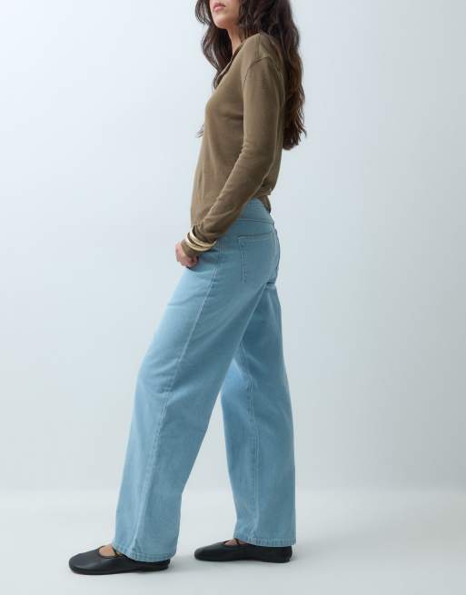 Dickies jeans dritti ampi in blu vintage, 2 di 5