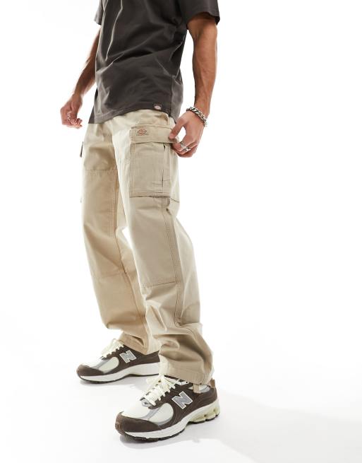 Dickies - Johnson - Pantaloni cargo color cuoio chiaro