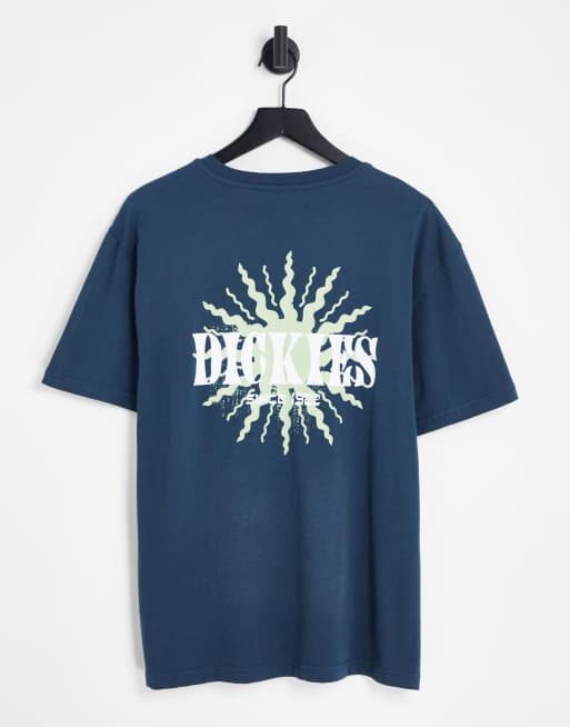 Dickies – Kelso – Granatowy T-shirt z nadrukiem na plecach 