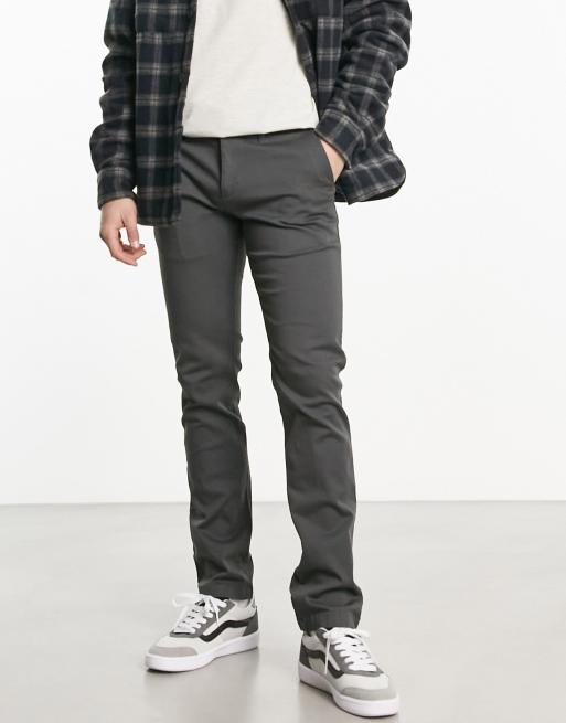 Skifte tøj Fødested Neuropati Dickies Kerman pant in charcoal grey skinny fit | ASOS