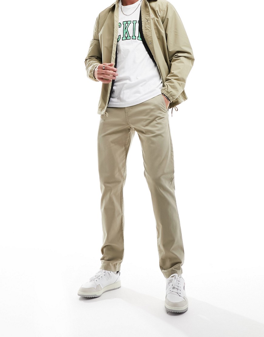 Dickies Kerman pant in khaki skinny fit-Green