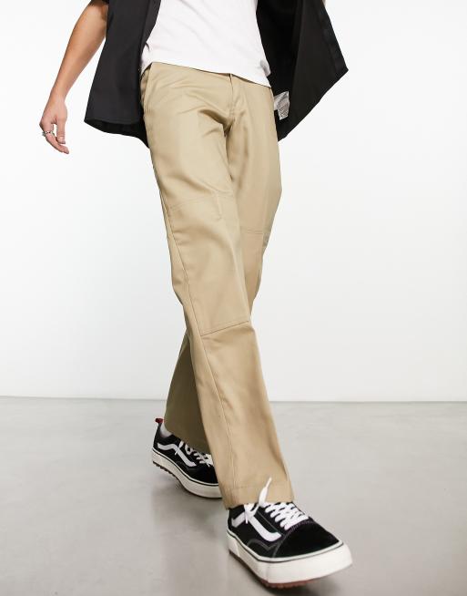 Dickies – Khakifärgade raka chinos i arbetsstil med smal passform och dubbla knän, 2 av 4