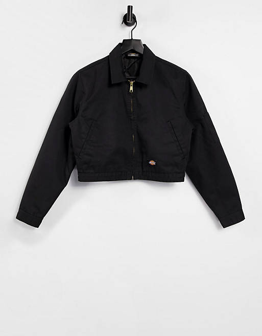 Dickies Kiester cropped jacket in black