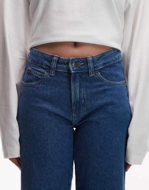 Dickies - Klassisk blå løstsiddende jeans i lige pasform, 4 af 5