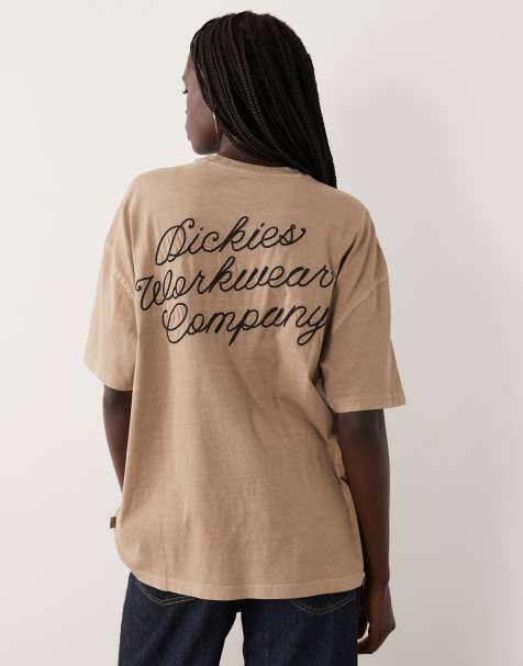 Dickies Labelle koszulka graficzna z krótkim rękawem w kolorze brązowym - view 1
