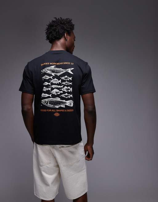 Dickies – Laryville – Czarny T-shirt z grafiką na plecach, 3 z 4