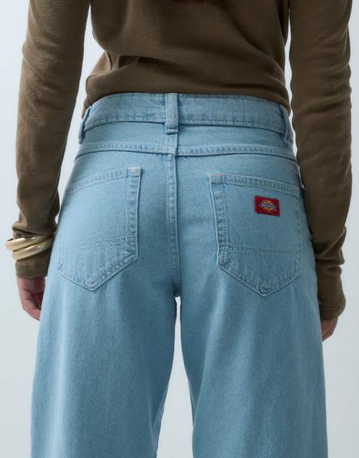 Dickies lediga raka jeans i vintageblå, 5 av 5