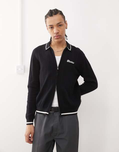 Dickies Lewistown cardigan in black - view 1