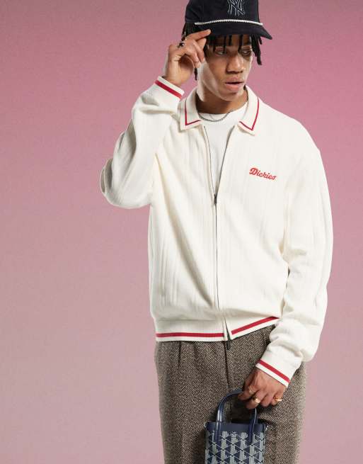 Dickies Lewistown cardigan in cream