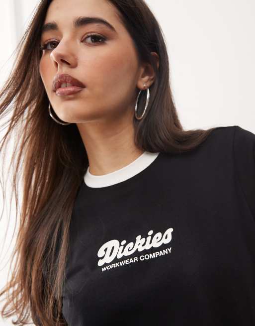 Dickies Lewistown crop tee in black, 3 of 4