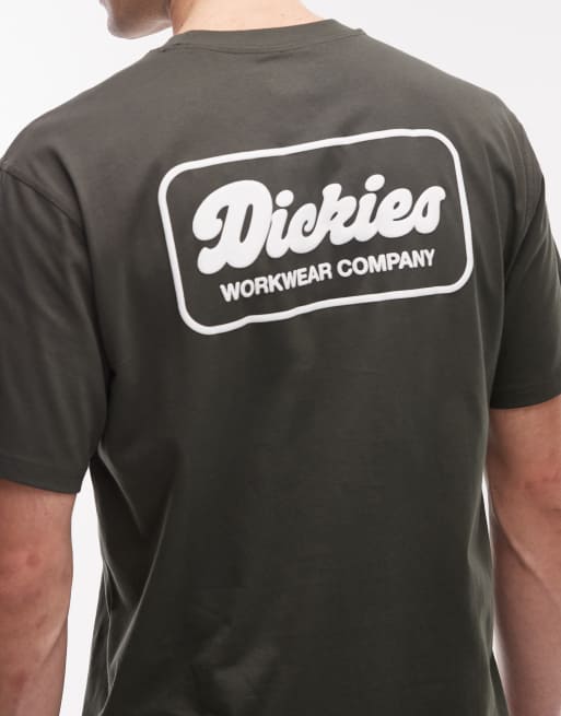 Dickies - Lewistown - Sort T-shirt med logoprint på ryggen, 5 af 5