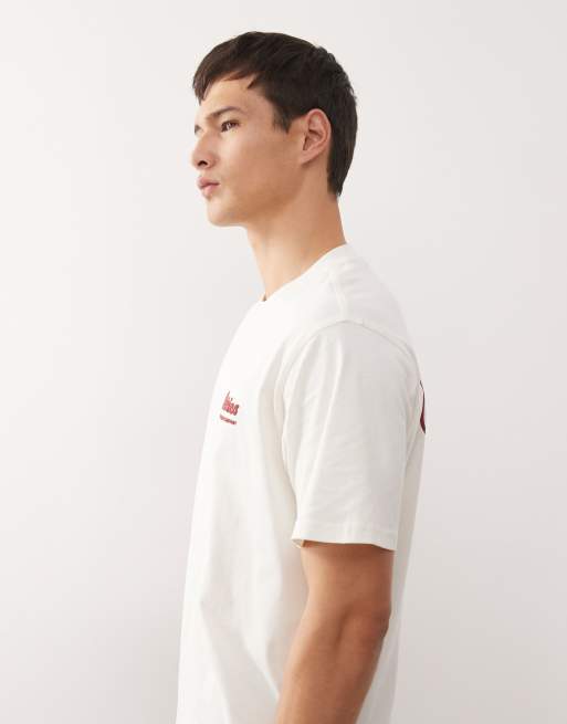 Dickies - Lewistown - T-shirt avec logo imprimé au dos - Blanc cassé, 4 de 5