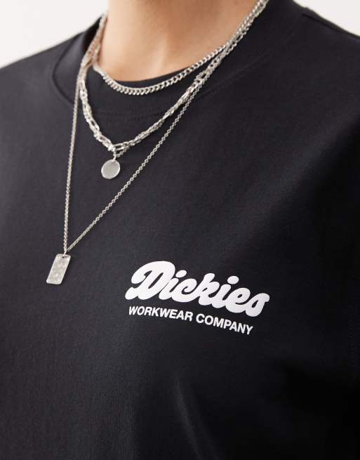 Dickies - Lewistown - T-shirt avec logo imprimé au dos - Noir, 3 de 4