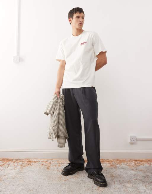 Dickies – Lewistown – T-Shirt in Wollweiß mit Logo-Rückenprint, 2 von 5