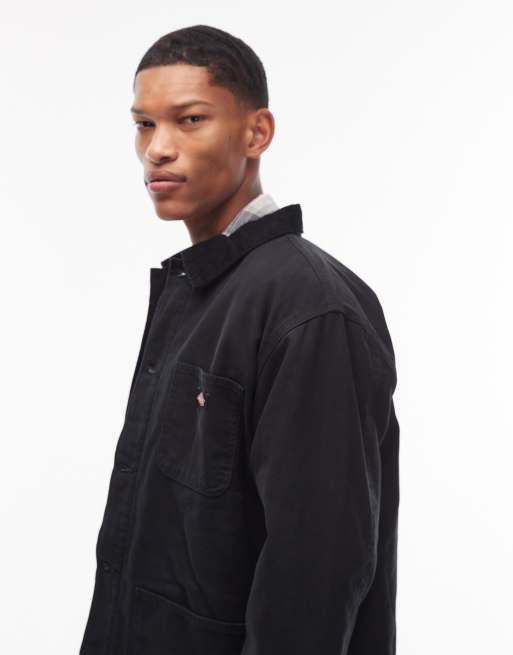 Dickies - Lined Chore - Jack van canvas in zwart, 4 van 5