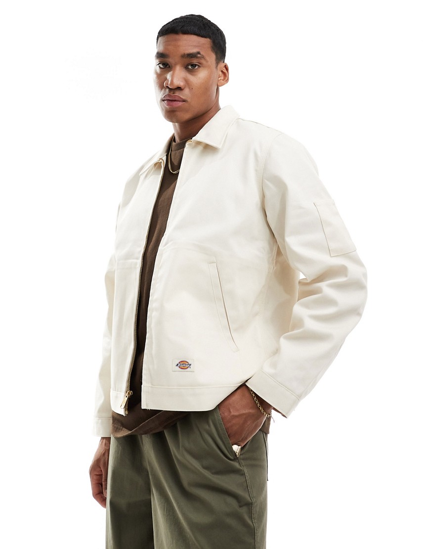 Lined Eisenhower jacket in beige-Neutral
